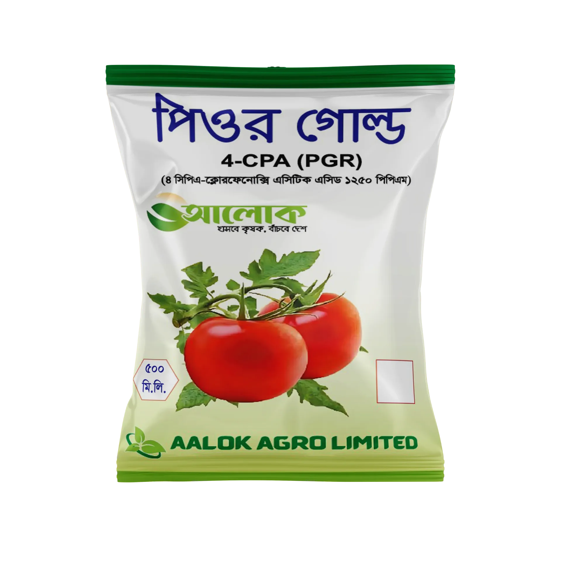 Aalok Pure Gold 4CPA 500 ml (PGR) 4-CPA (4-Chlorophenoxy Acetic Acid) 1250 ppm